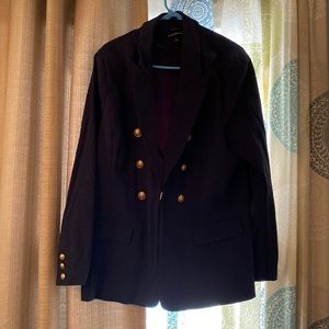 Lane Bryant blue pea coat